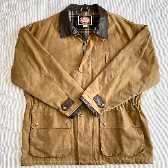 Australian Outback Vintage Oilskin Field Jacket - Picture 1 of 14